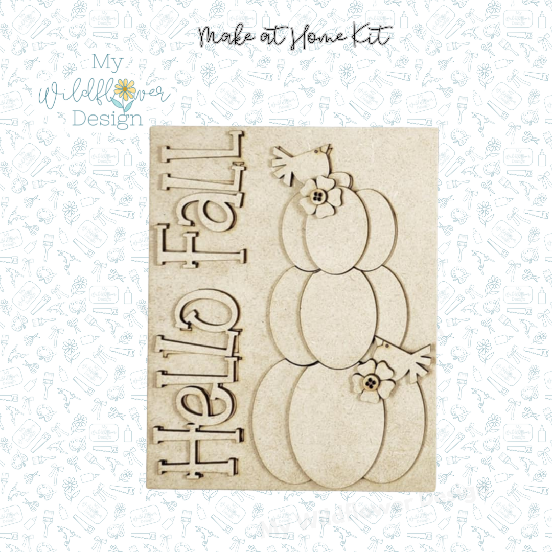 Make at Home Kit - Hey There Pumpkin Collection Interchangeable