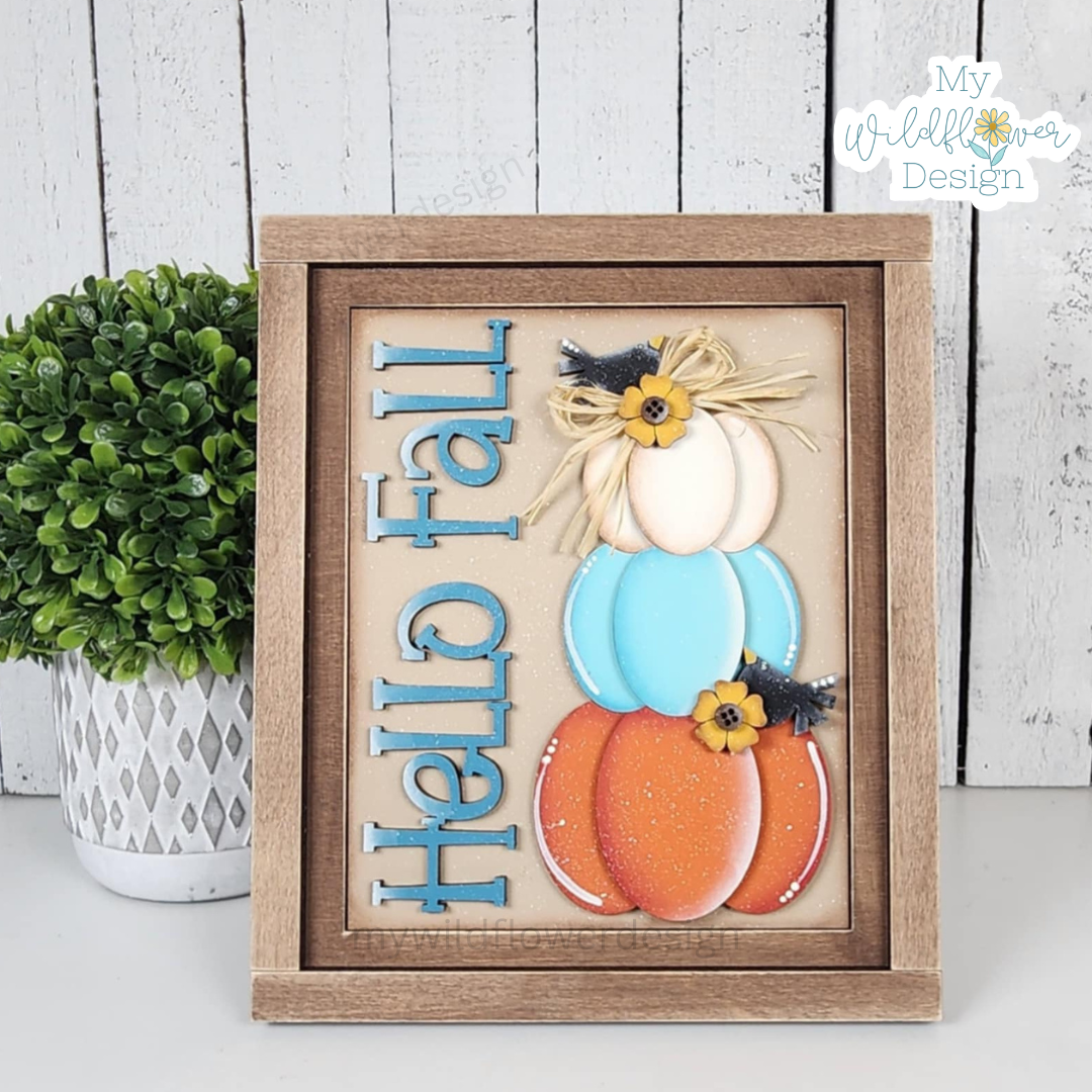 Hey There Pumpkin Interchangeable Signs