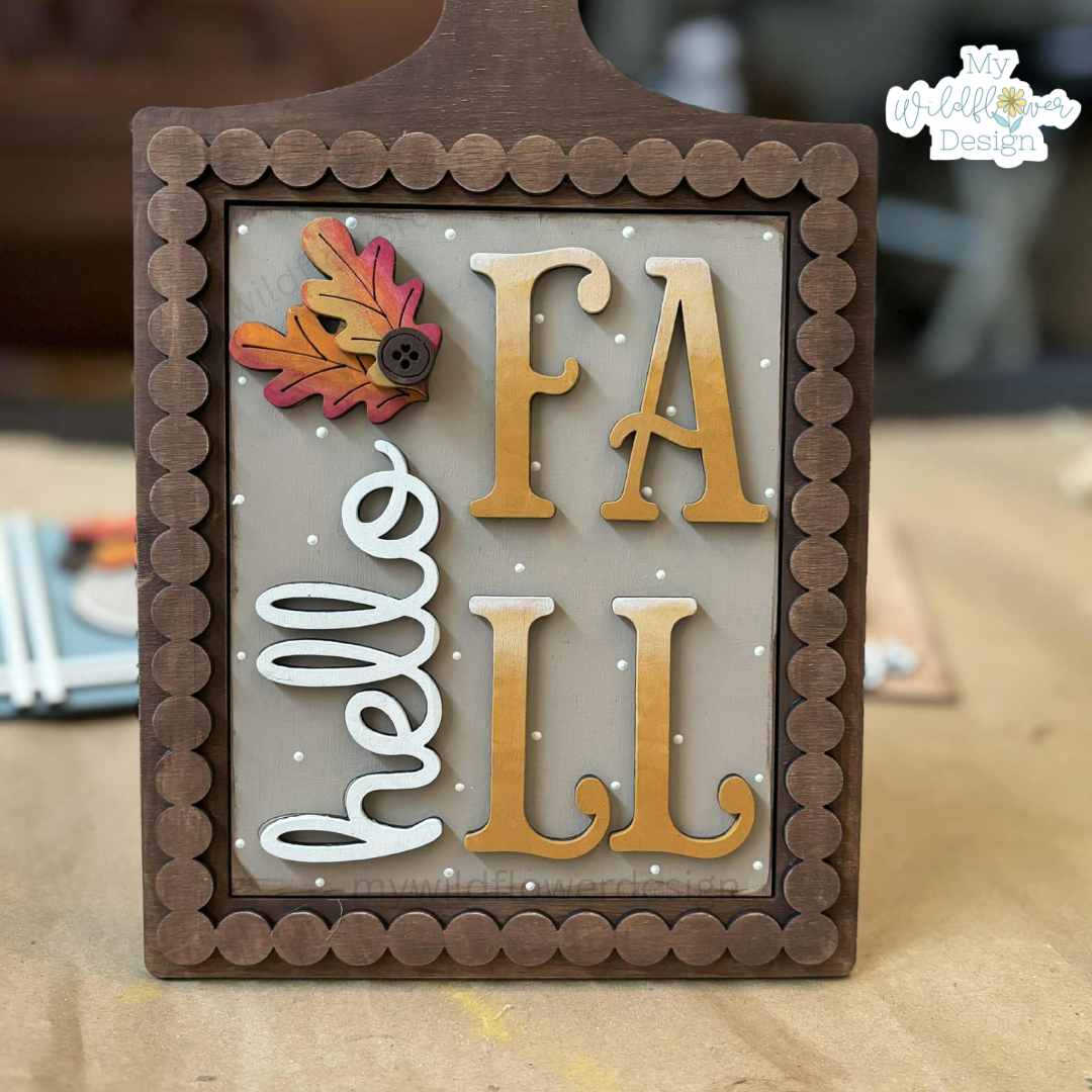 Hello Fall Interchangeable Signs