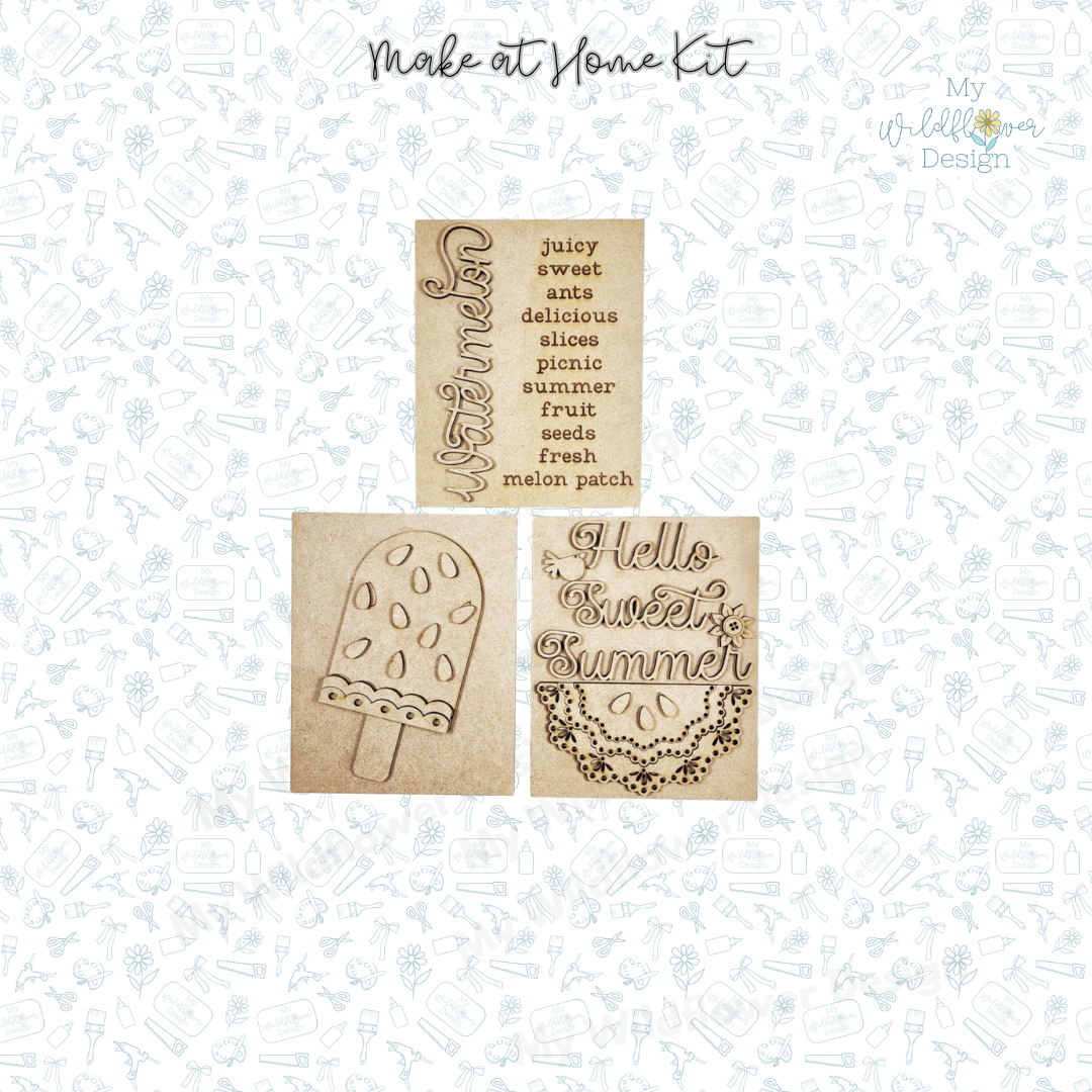 Make at Home Kit - Hello Sweet Summer Collection Interchangeable