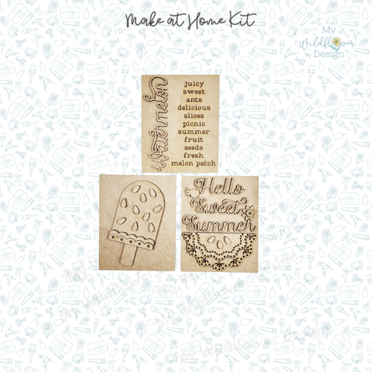Make at Home Kit - Hello Sweet Summer Collection Interchangeable