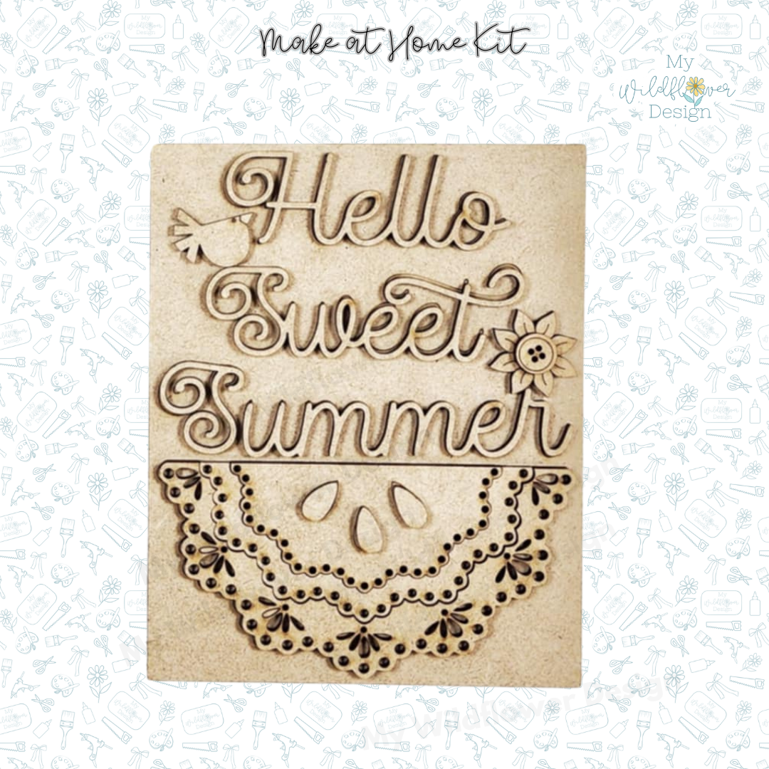 Make at Home Kit - Hello Sweet Summer Collection Interchangeable