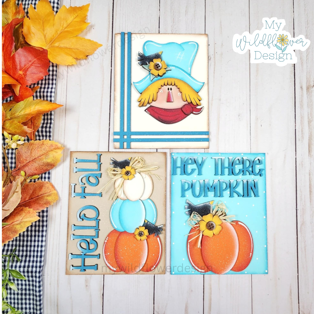 Hey There Pumpkin Interchangeable Signs