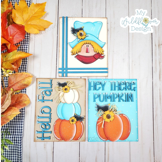 Hey There Pumpkin Interchangeable Signs