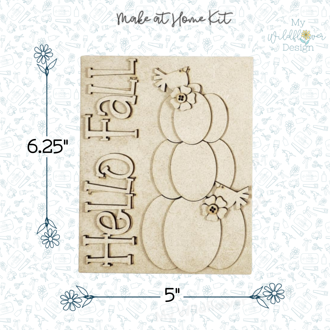 Make at Home Kit - Hey There Pumpkin Collection Interchangeable