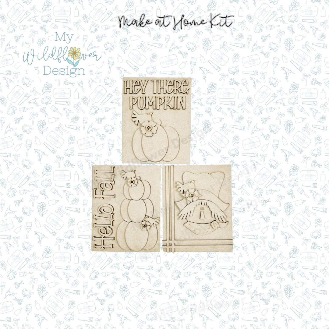 Make at Home Kit - Hey There Pumpkin Collection Interchangeable