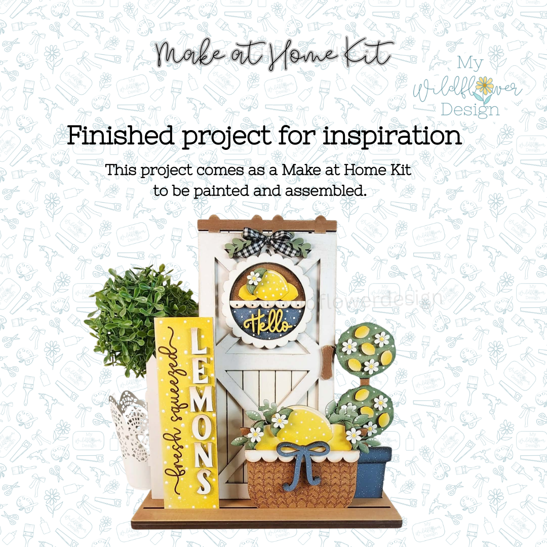 Make at Home Kit - Barn Door Interchangeable Frame