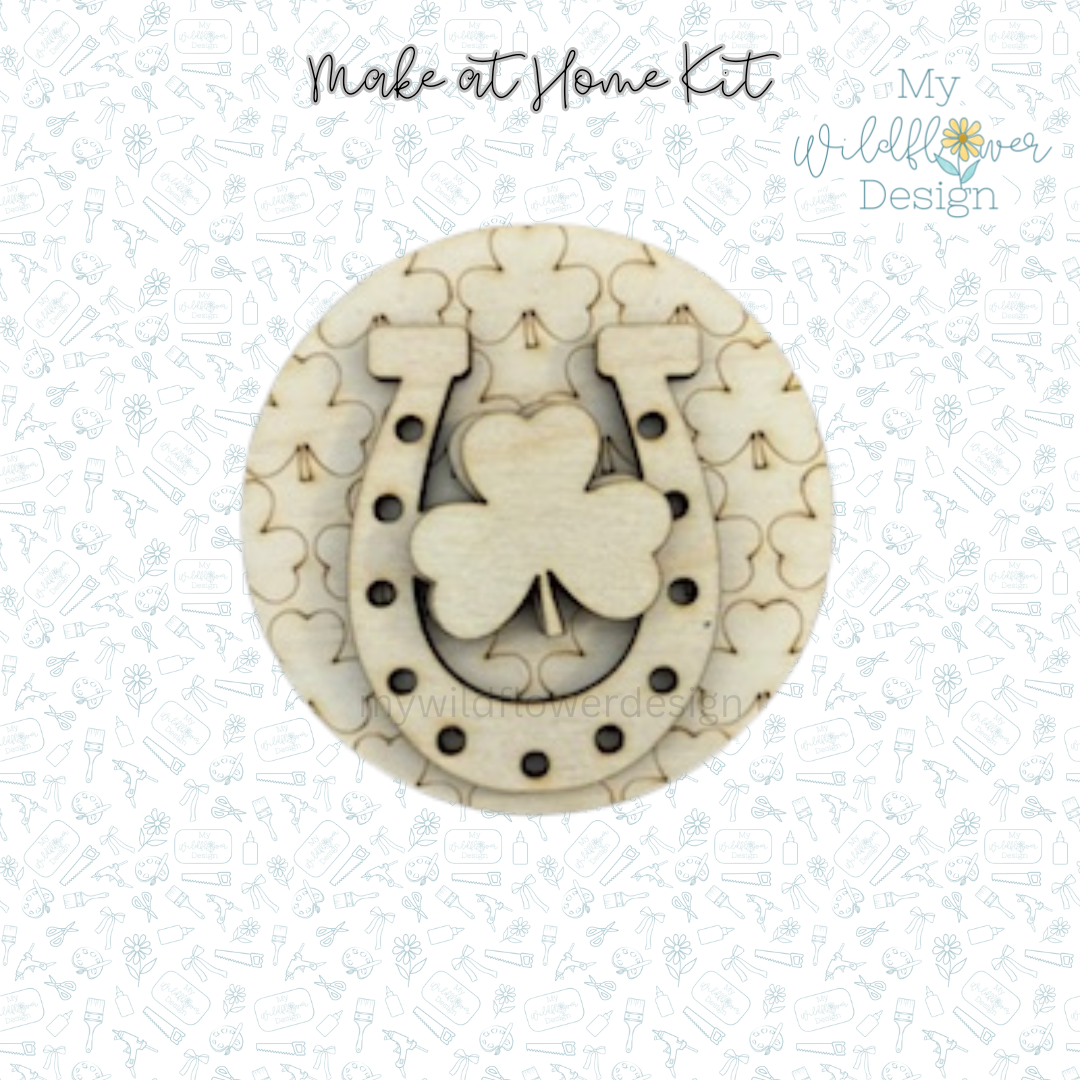 Make at Home Lucky Horseshoe Interchangeable Insert