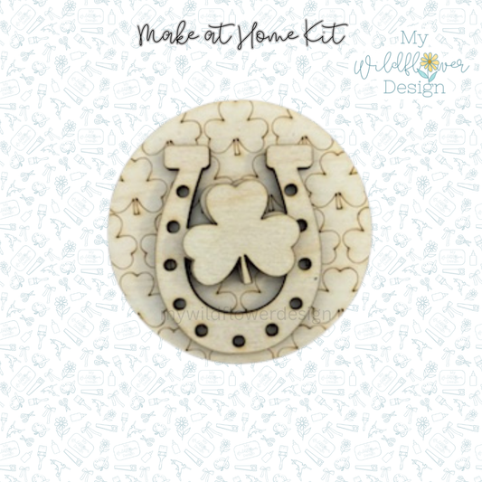Make at Home Lucky Horseshoe Interchangeable Insert