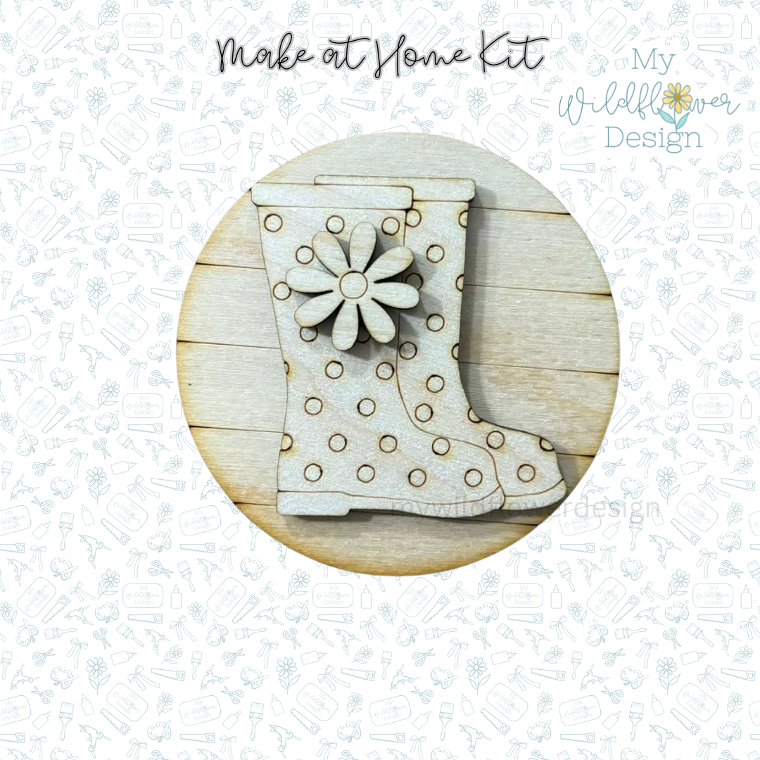 Make at Home Rain Boots Interchangeable Insert