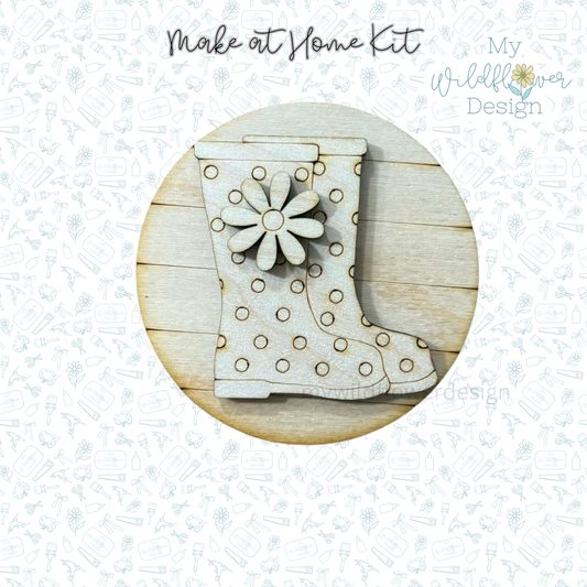Make at Home Rain Boots Interchangeable Insert