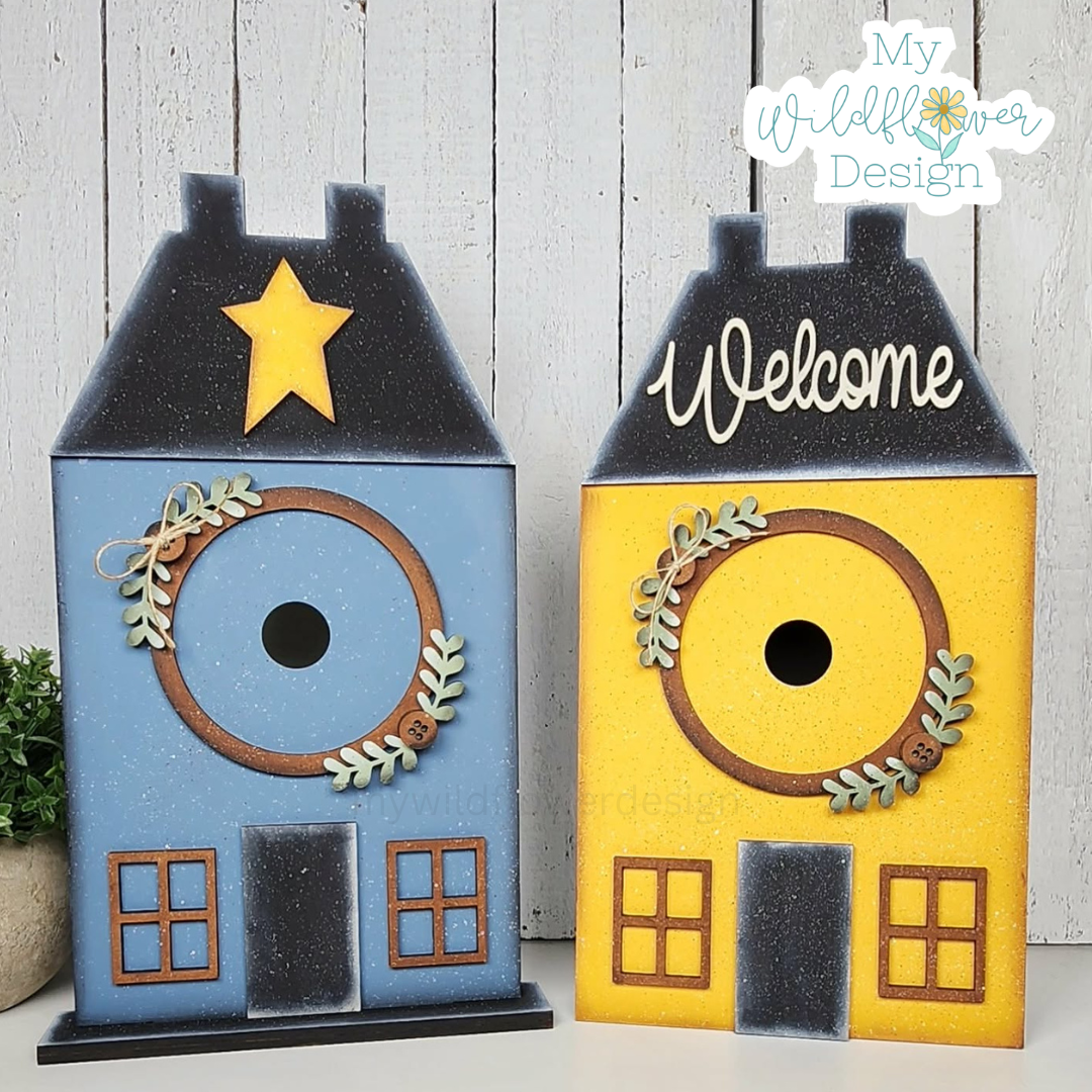 Saltbox Houses Interchangeable Frames