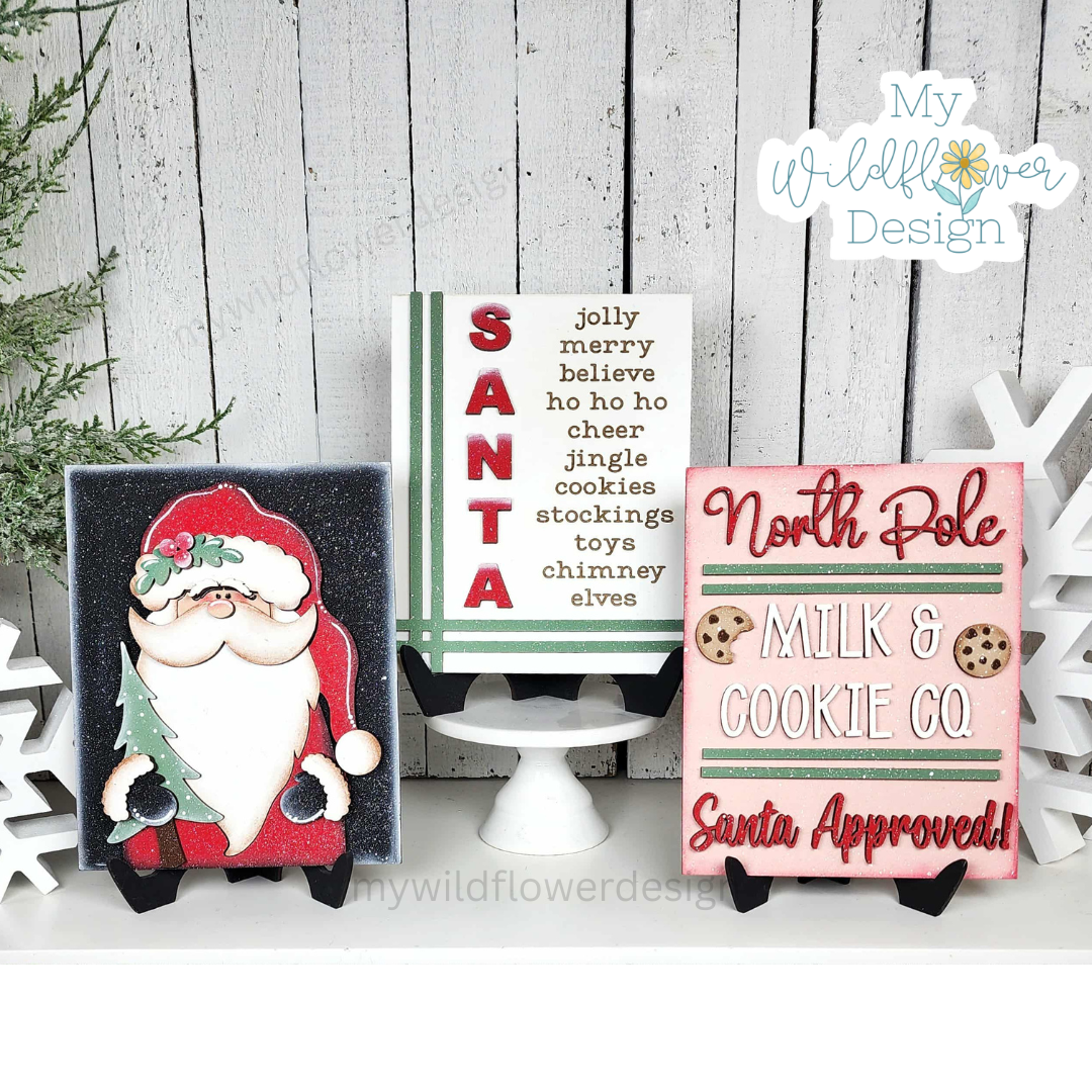 Santa Approved Interchangeable Signs