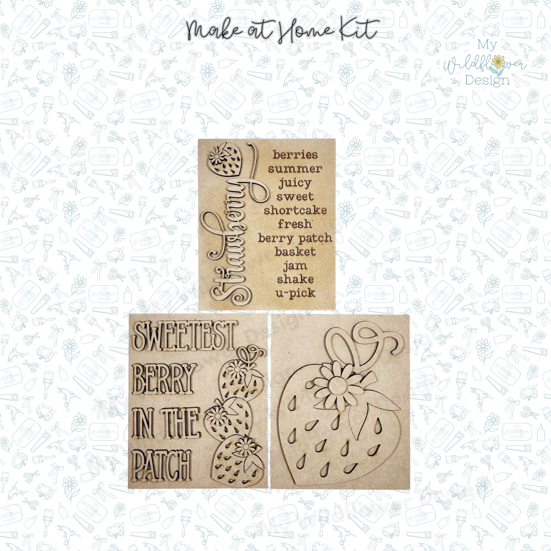 Make at Home Kit - Sweetest Berry in the Patch Collection Interchangeable