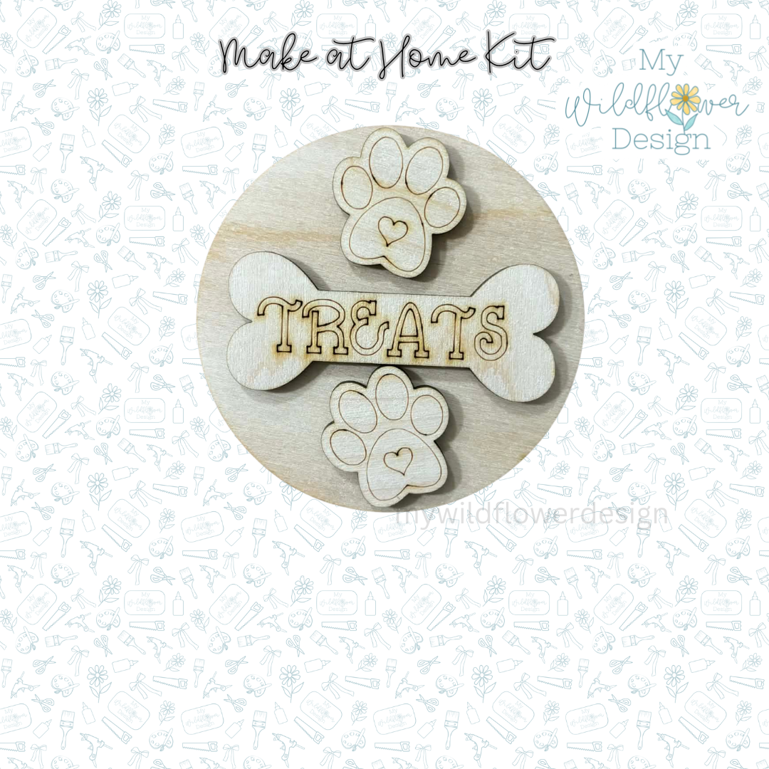 Make at Home Paw Print Treats Interchangeable Insert