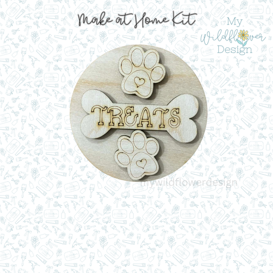 Make at Home Paw Print Treats Interchangeable Insert
