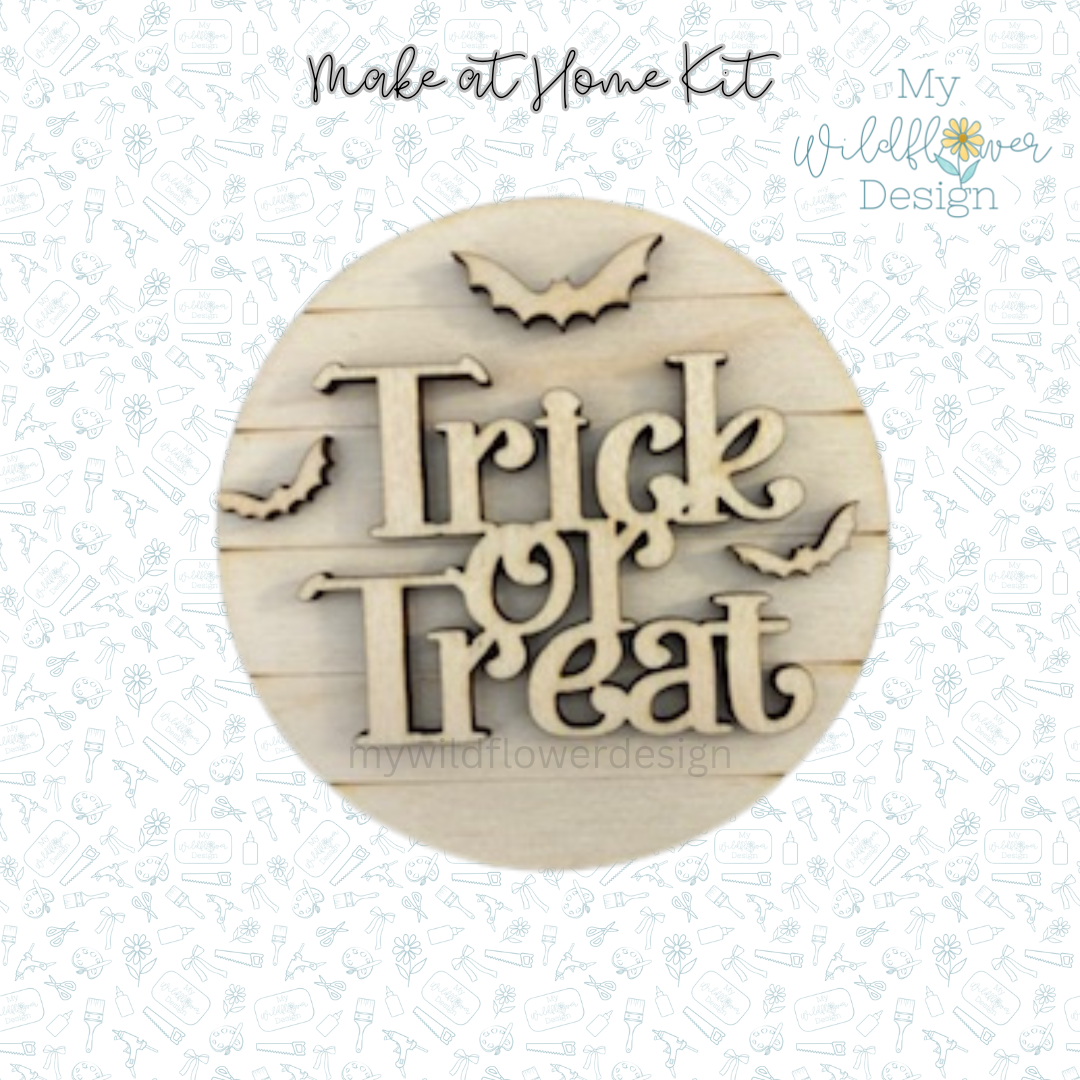 Make at Home Trick or Treat Interchangeable Insert