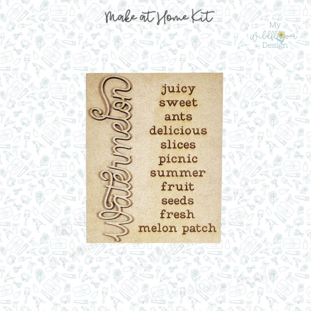 Make at Home Kit - Hello Sweet Summer Collection Interchangeable